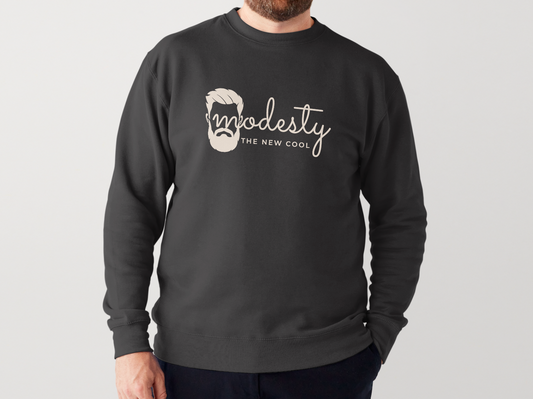 Modesty The New Cool | Crewneck Sweatshirt | Male